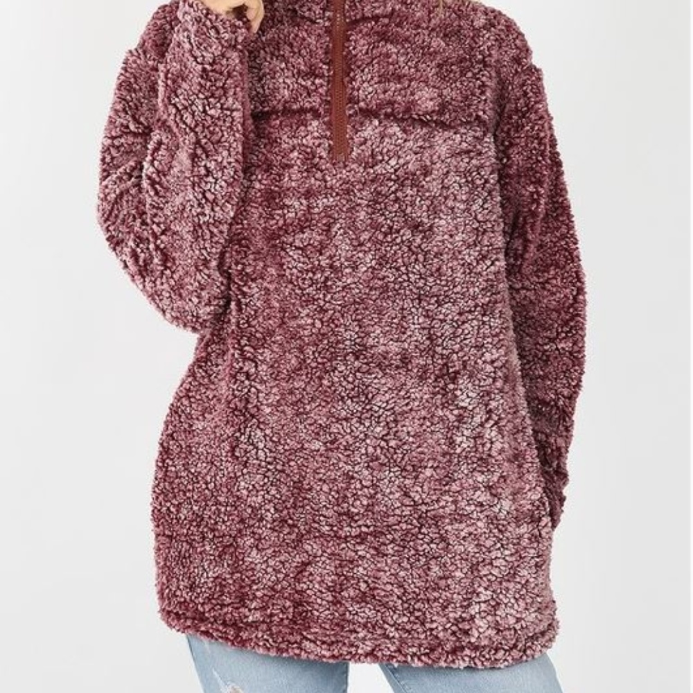 Sherpa Burgundy - Picture 2 of 2